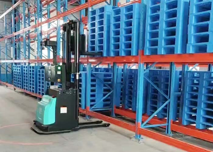 煤礦企業無人叉車智能倉儲項目