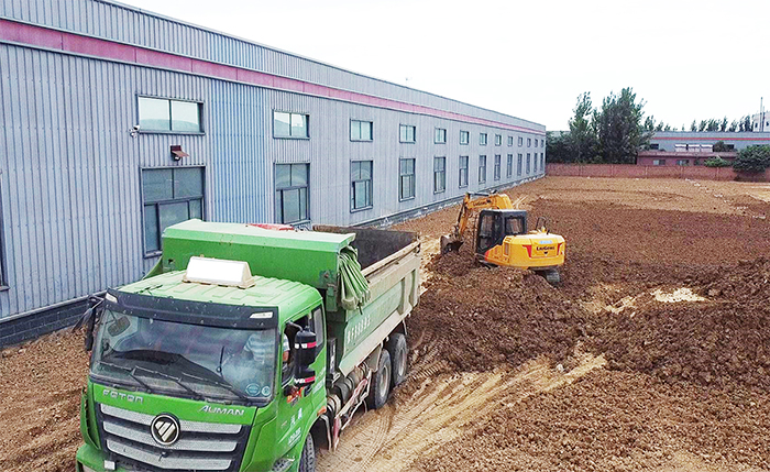 鼎諾物流裝備：銳意進取開新局，廠區(qū)新車間開始動工建設(shè)